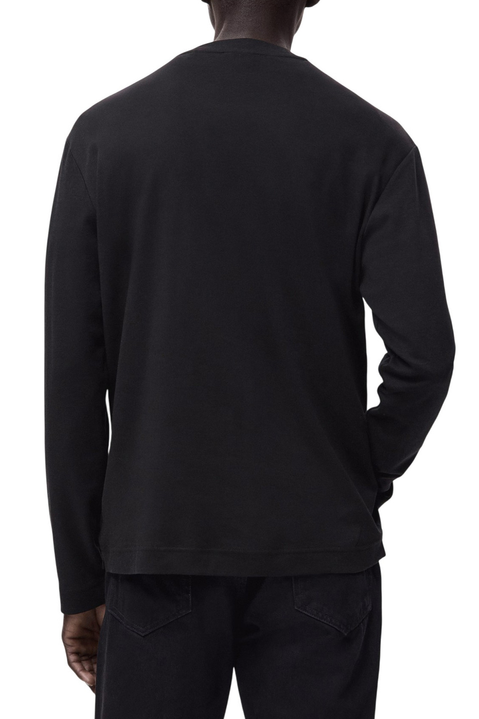Мужской Mango Man Лонгслив GARETH из хлопка (цвет ), артикул 27061254 | Фото 4