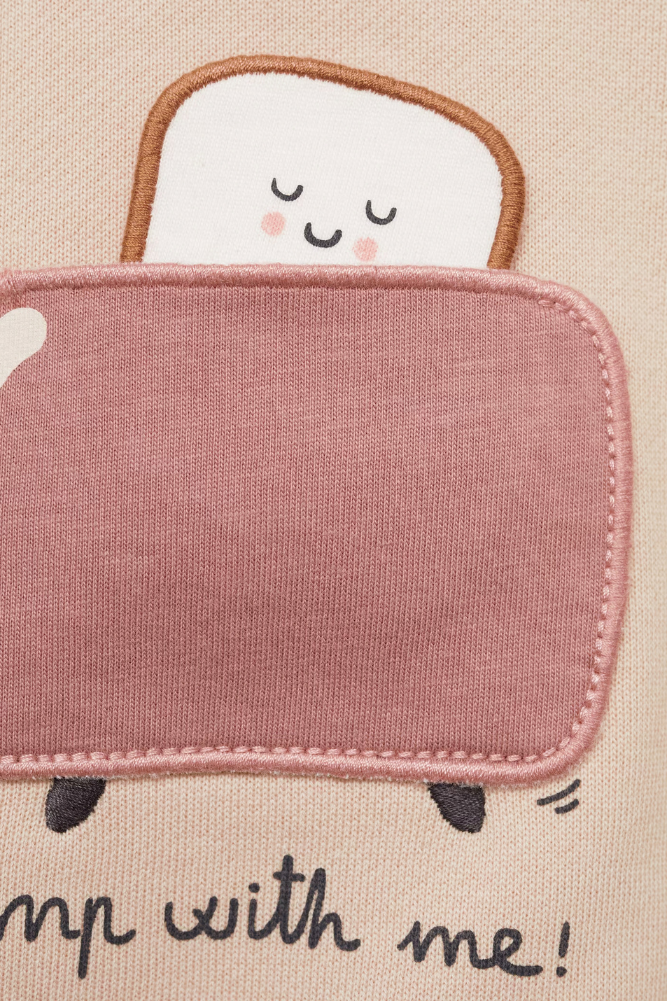 Малышкам девочкам Mango Kids Свитшот TOAST из хлопка (цвет ), артикул 77078279 | Фото 3