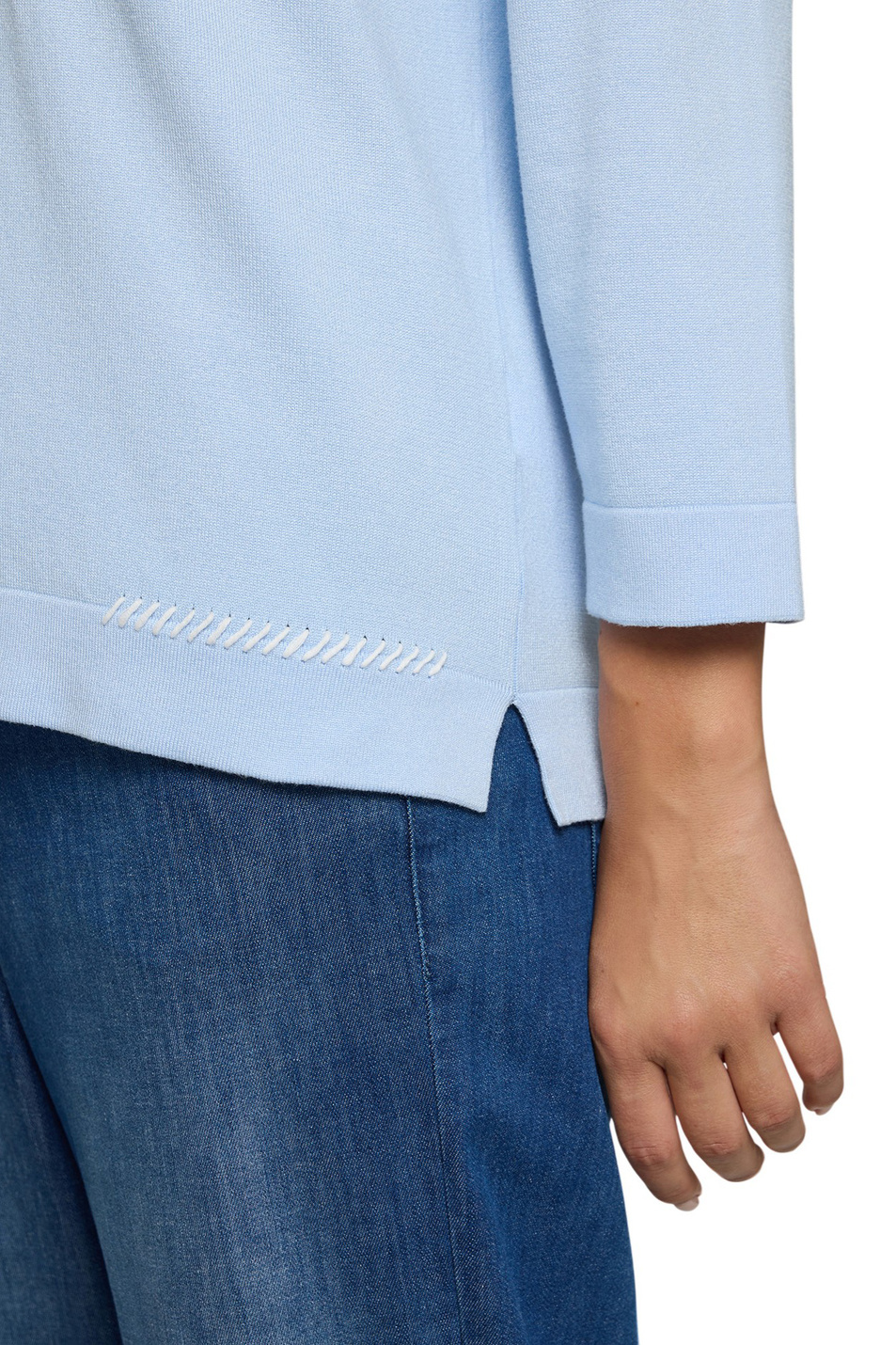 Женский Rabe Джемпер однотонный (цвет ), артикул 56-111665 | Фото 6