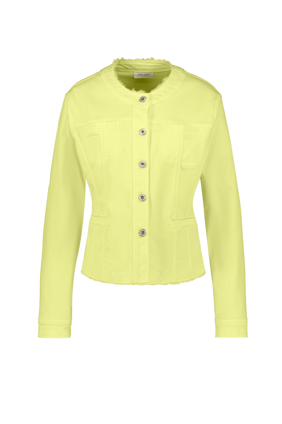 Женский Gerry Weber Джинсовая куртка с бахромой (цвет ), артикул 530042-31499 | Фото 1