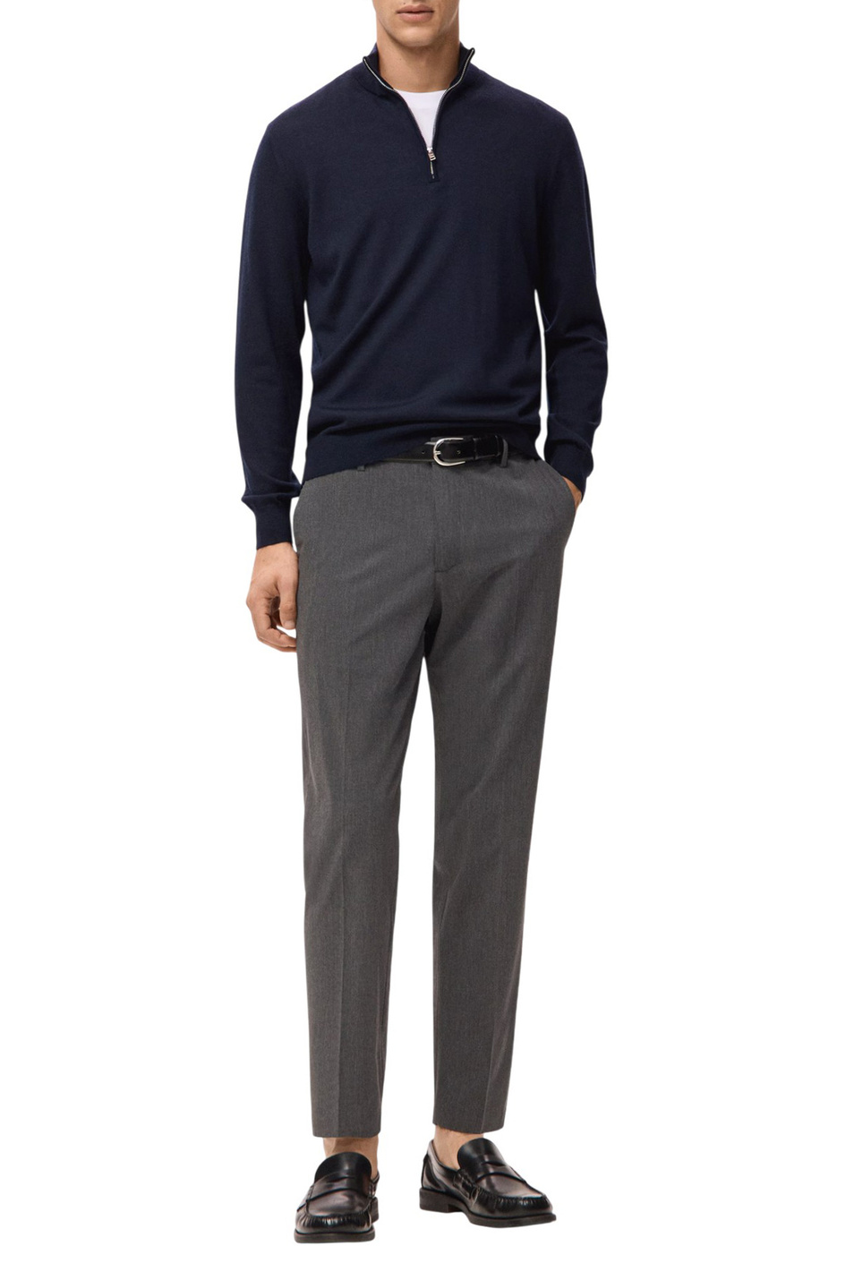 Мужской Mango Man Свитер WILLYP из шерсти (цвет ), артикул 27041285 | Фото 2