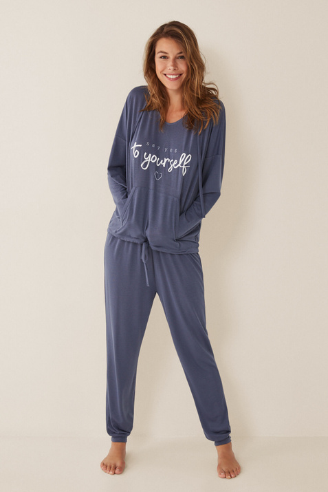 Women'secret Длинная пижама с надписью Say Yes ( цвет), артикул 4626540 | Фото 1