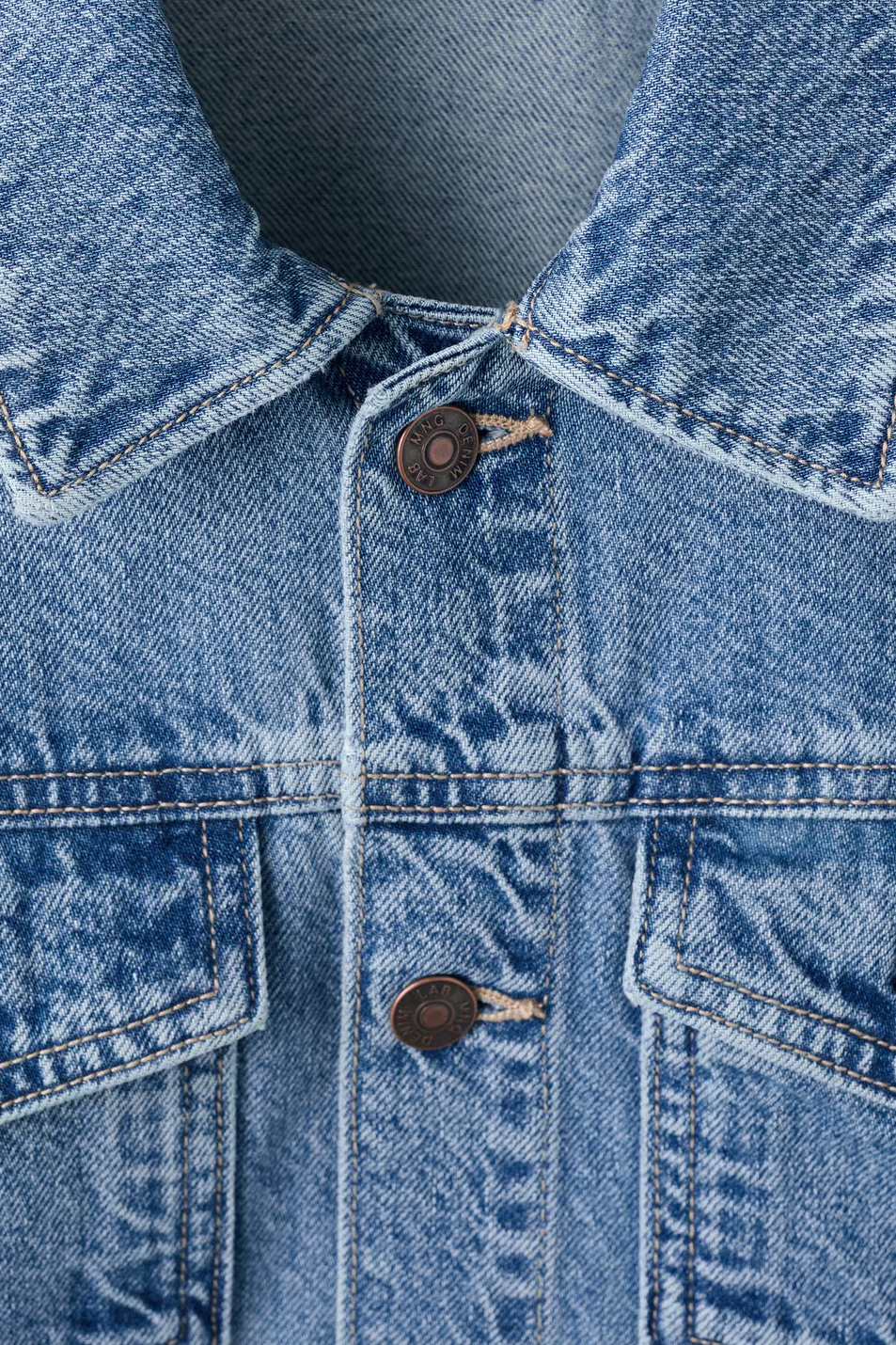 Мальчикам Mango Kids Куртка джинсовая JOHN (цвет ), артикул 27084403 | Фото 5