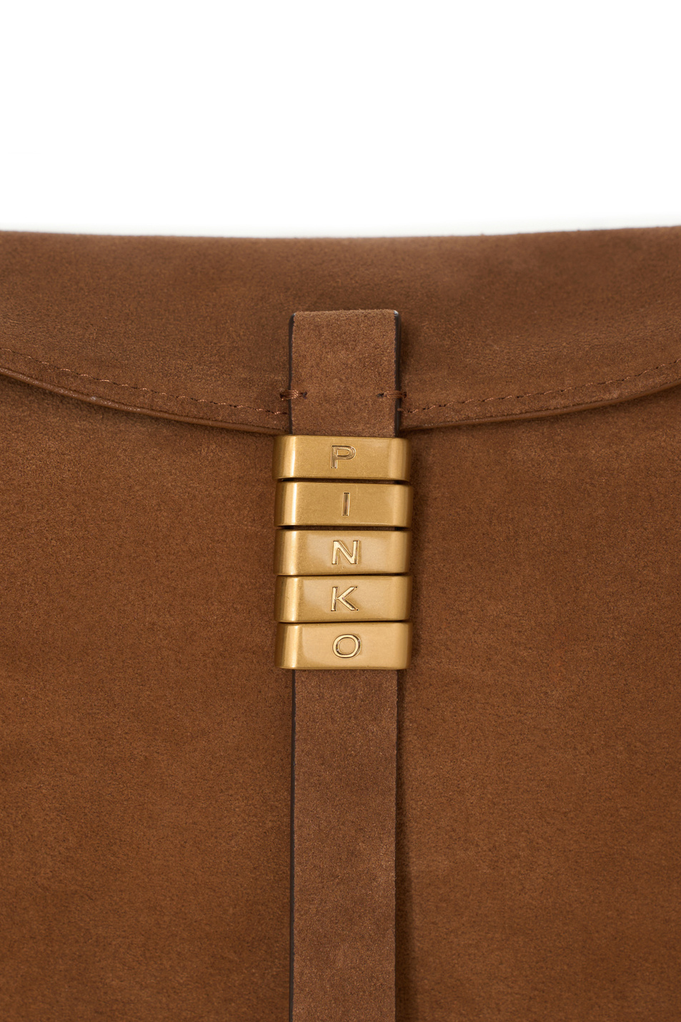 Женский Pinko Сумка SADDLE из натуральной замши (цвет ), артикул 105895A0F6 | Фото 4