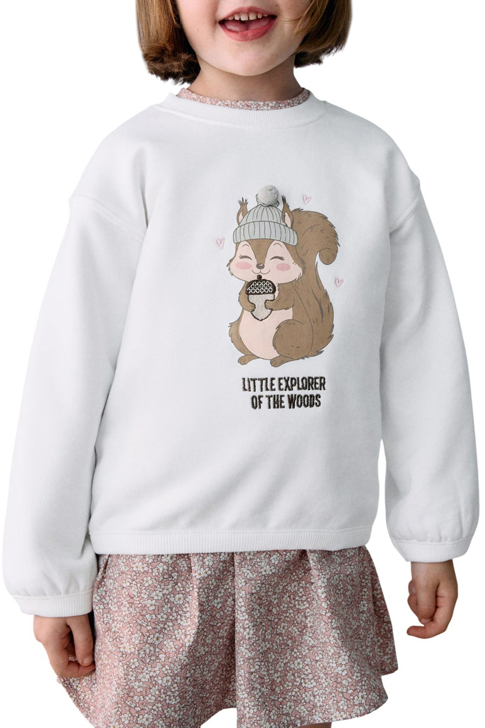 Девочкам Mango Kids Свитшот ARDILLA с принтом (цвет ), артикул 17067767 | Фото 3