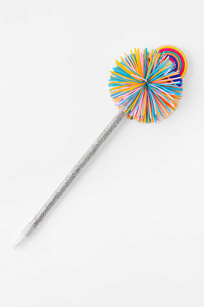 Accessorize Ручка с радужным помпоном (цвет ), артикул 999166 | Фото 1