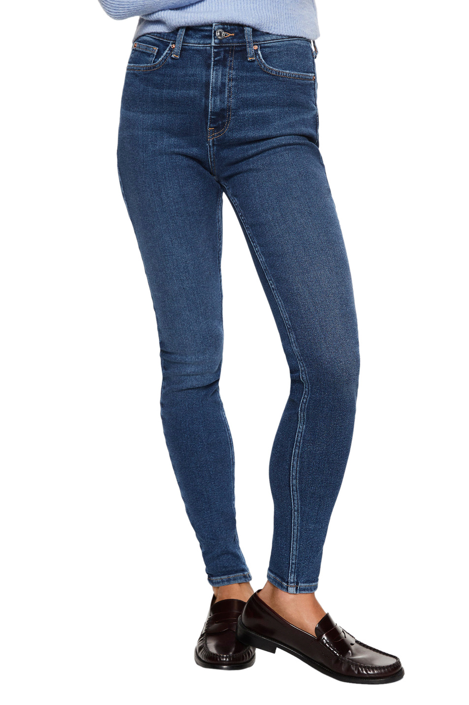 Женский Mango Облегающие джинсы SOHO с высокой посадкой (цвет ), артикул 37045912 | Фото 3