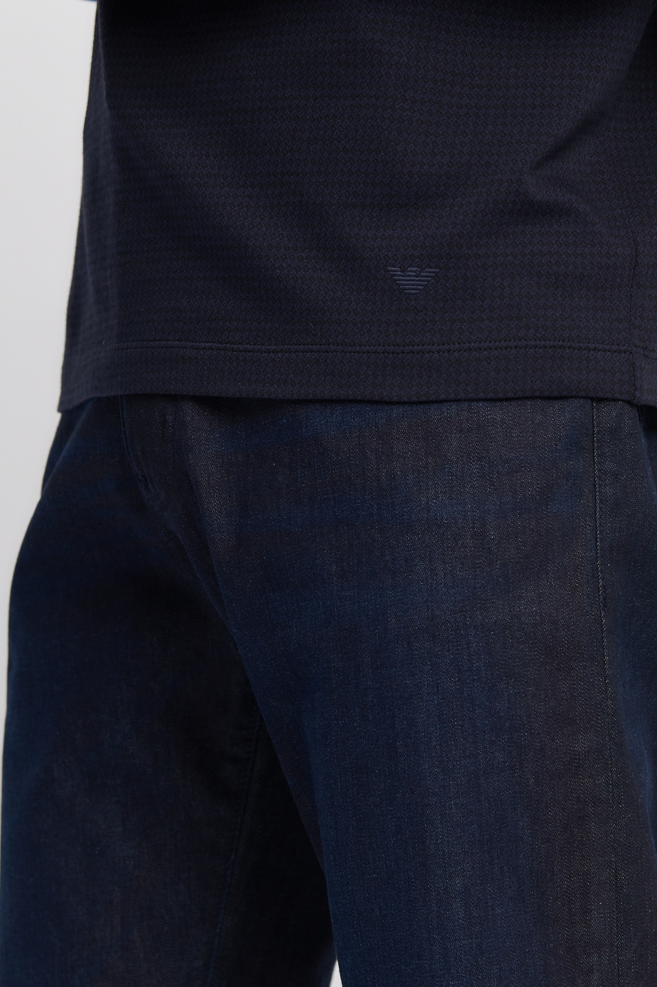 Мужской Emporio Armani Рубашка-поло из натурального хлопка (цвет ), артикул 6H1F7T-1JJ5Z | Фото 5
