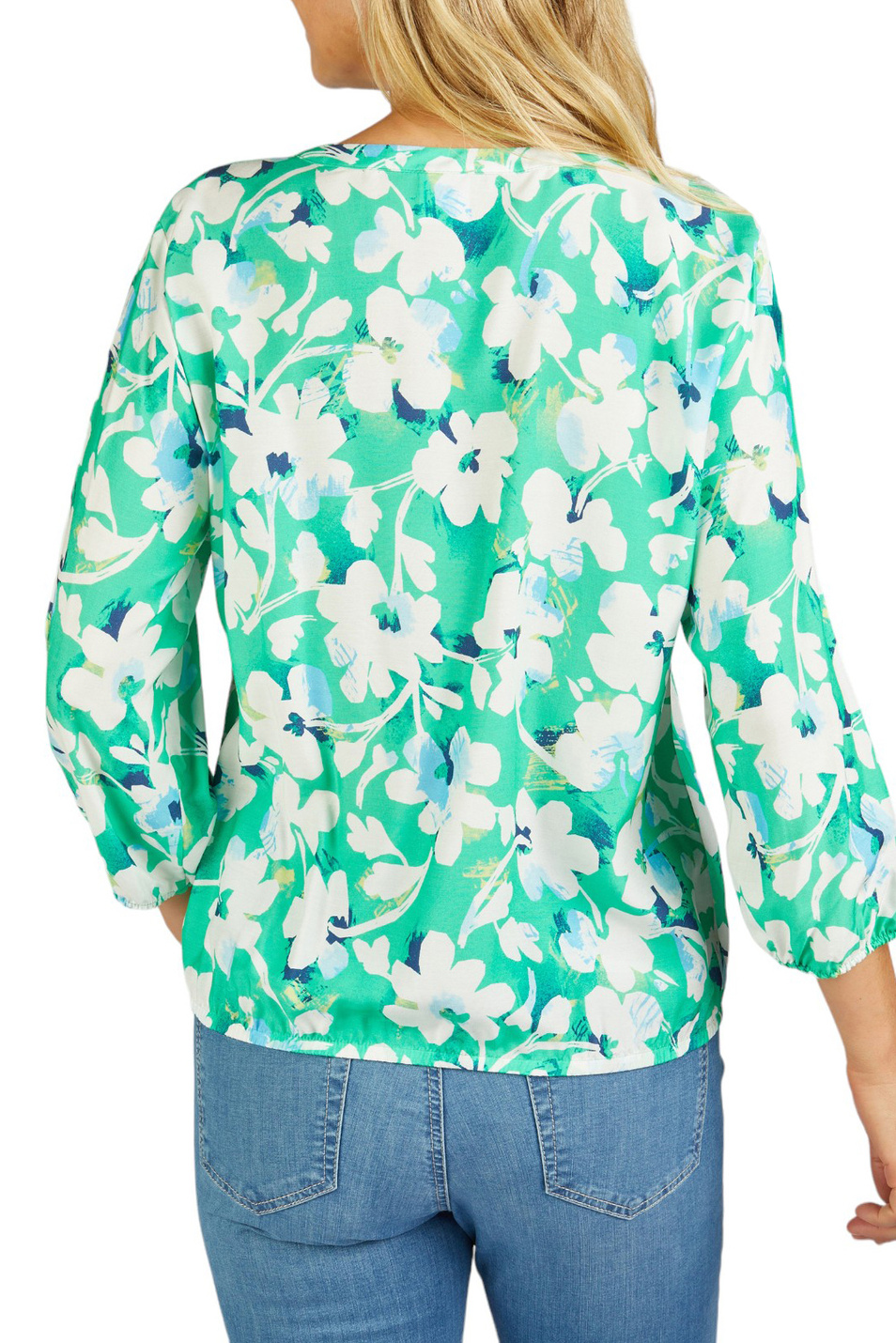 Женский Rabe Блузка с цветочным принтом (цвет ), артикул 52-214102 | Фото 4