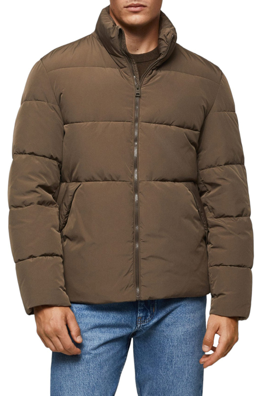 Куртка стеганая DOLI|Основной цвет:Коричневый|Артикул:57086709 | Фото 1
