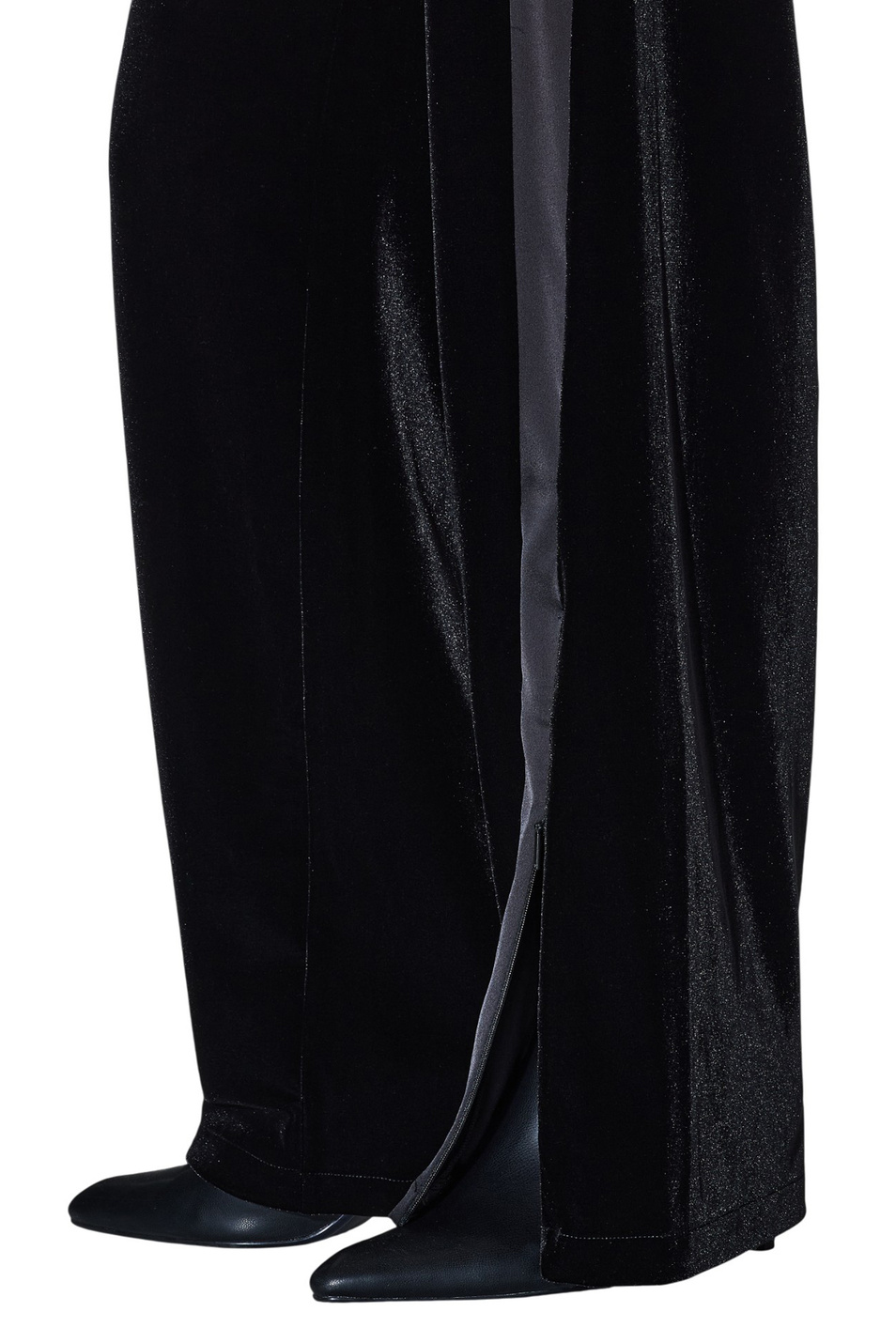 Брюки из велюра|Основной цвет:Черный Женский Armani Exchange Брюки из велюра (цвет ), артикул XW000790-AF16147 | Фото 5
