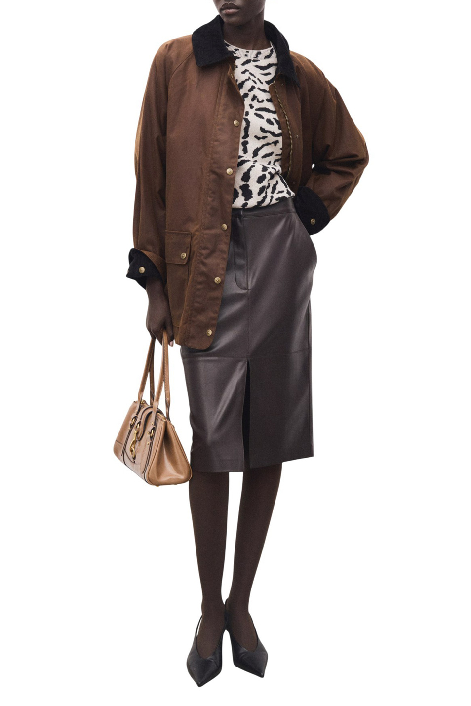 Женский Mango Джемпер FELINA с анималистичным принтом (цвет ), артикул 17016350 | Фото 2