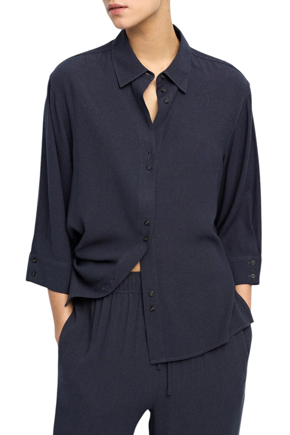 Женский Parfois Рубашка из лиоцелла и вискозы (цвет ), артикул 238057 | Фото 3