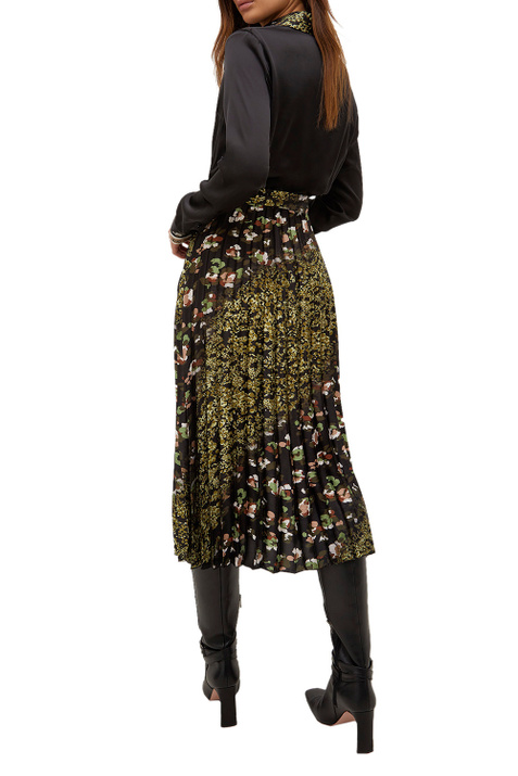 Liu Jo Атласное платье с плиссированной юбкой ( цвет), артикул WF2315T3247 | Фото 4