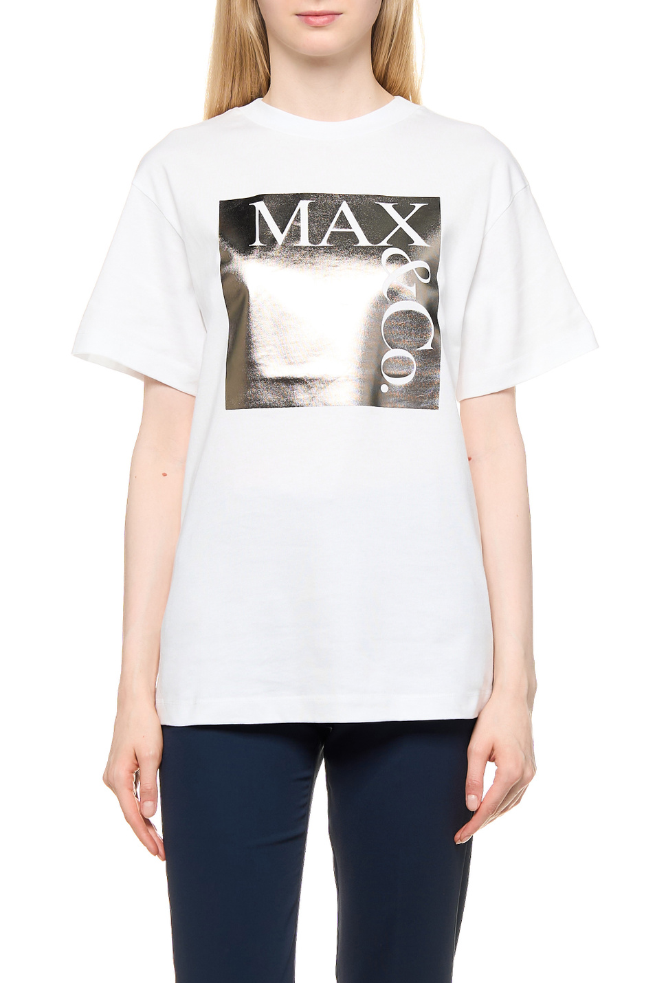 Женский MAX&Co. Футболка TEE с логотипом (цвет ), артикул 2428976024 | Фото 3