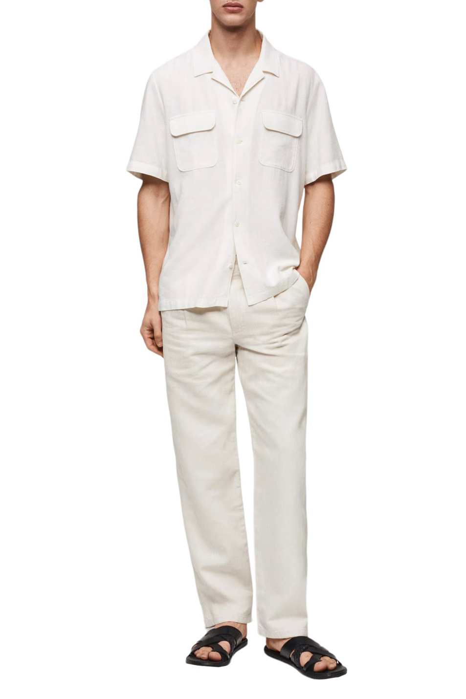 Мужской Mango Man Рубашка ISTRES с нагрудными карманами (цвет ), артикул 67066726 | Фото 2