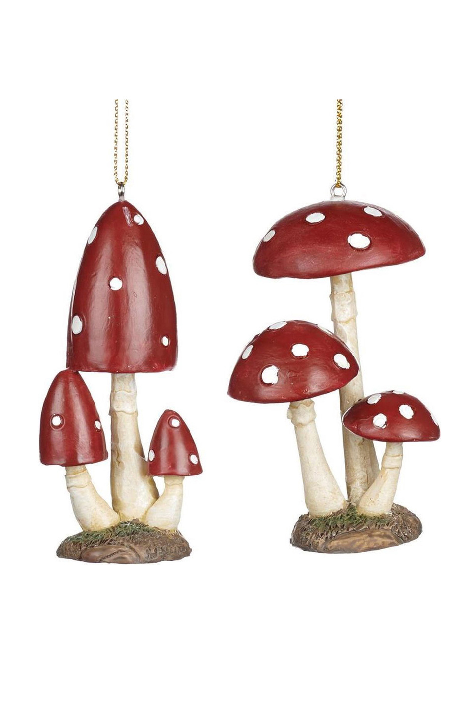 Елочная игрушка "Мухоморы", 8,5см, в ассорт.|Основной цвет:Красный Не имеет пола Goodwill Елочная игрушка "Мухоморы", 8,5см, в ассорт. (цвет ), артикул MC 35046 | Фото 1