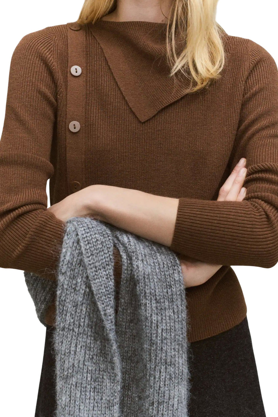 Женский Mango Джемпер CUINER (цвет ), артикул 17065982 | Фото 3