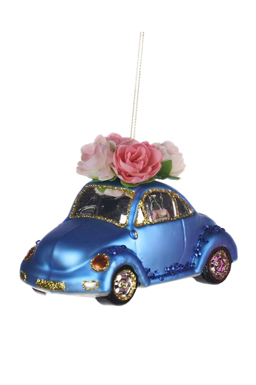 Елочная игрушка "Автомобиль розовый", 11см|Основной цвет:Синий Не имеет пола Goodwill Елочная игрушка "Автомобиль розовый", 11см (цвет ), артикул YA 92645_1 | Фото 1