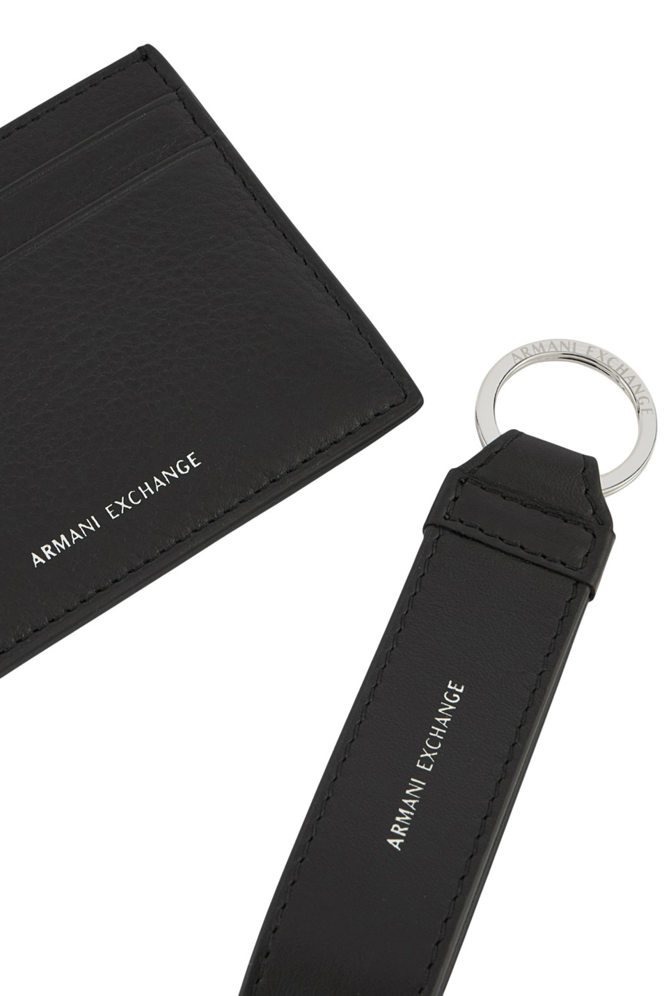 Мужской Armani Exchange Набор аксессуаров (чехол для карт и брелок) (цвет ), артикул XM002217-AF22541 | Фото 3