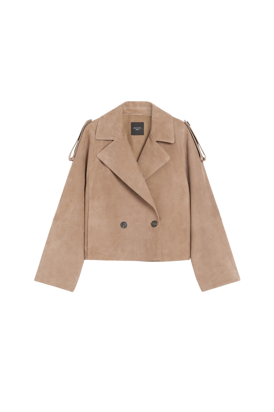 Женский Weekend Max Mara Тренч MAGA из натуральной замши (цвет ), артикул 2525446061 | Фото 1