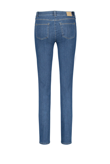 Зауженные джинсы из эластичного денима|Основной цвет:Синий|Артикул:92151-67850-Best4me SlimF | Фото 2