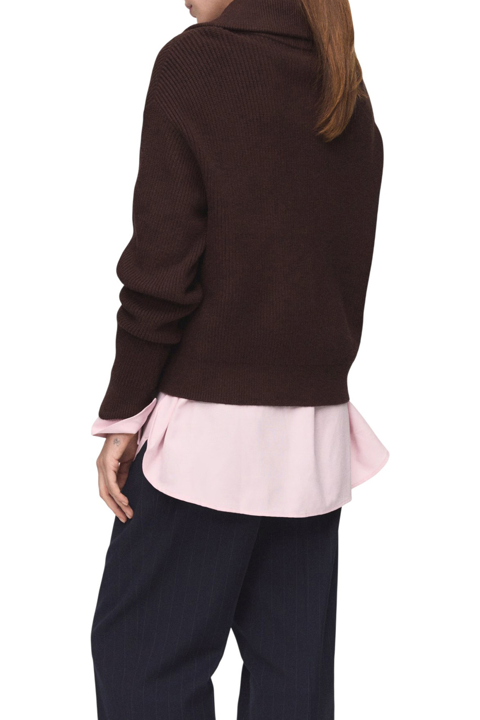 Женский Mango Свитер RIZON с воротником на молнии (цвет ), артикул 27041331 | Фото 3