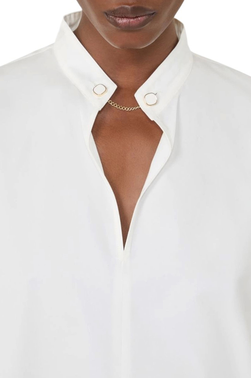 Женский Max Mara Блузка GINNASTA с декоративной застежкой (цвет ), артикул 2616191021 | Фото 5