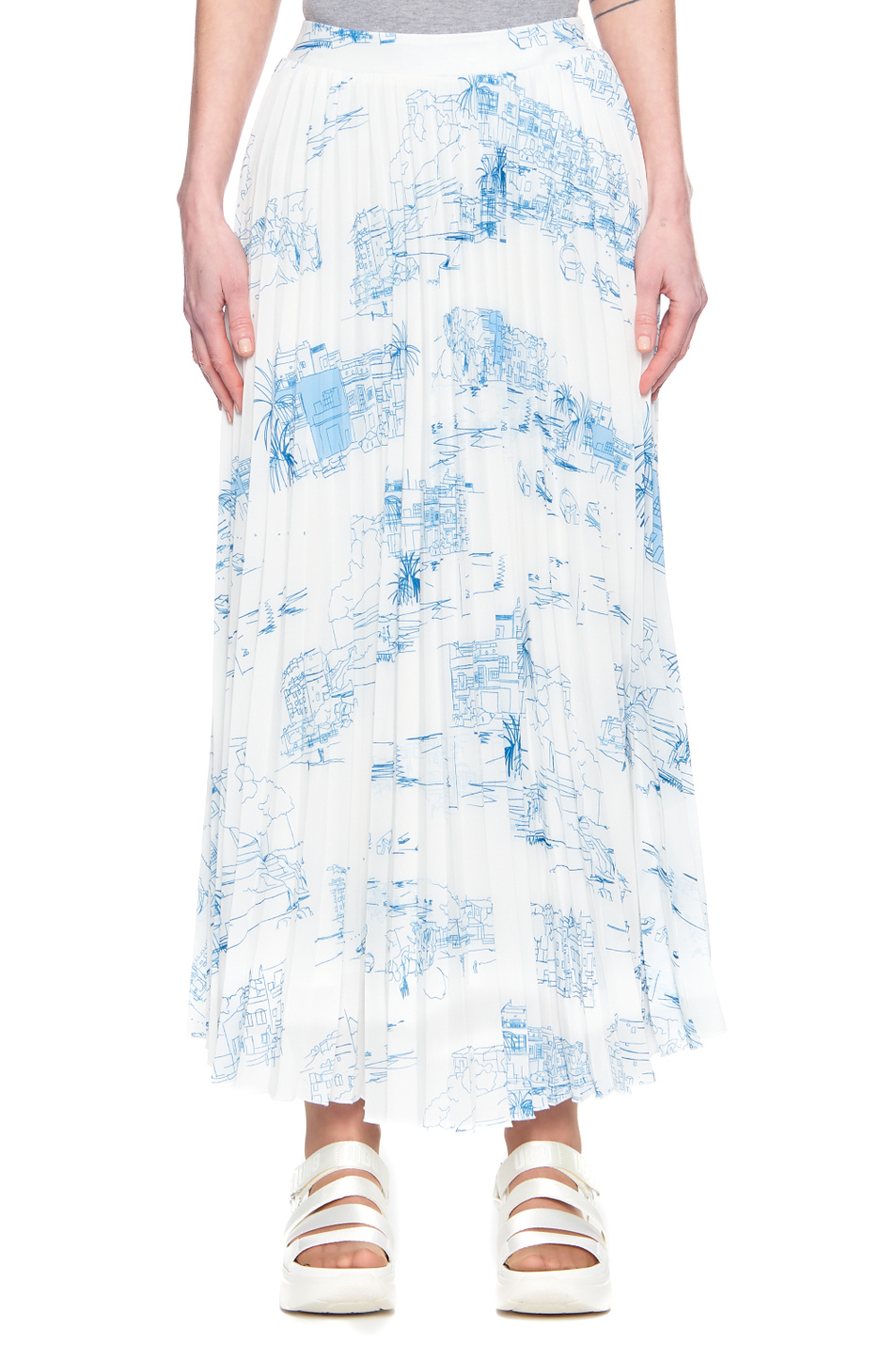 BOSS Плиссированная юбка Erike с принтом (цвет ), артикул 50447424 | Фото 3