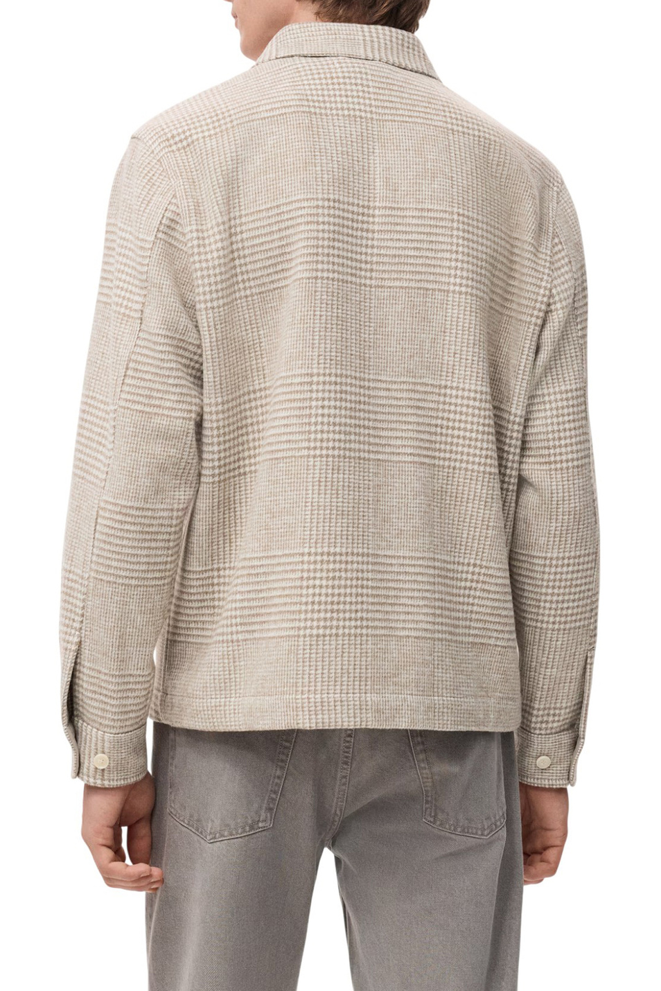 Мужской Mango Man Рубашка KEA в клетку (цвет ), артикул 27071230 | Фото 4