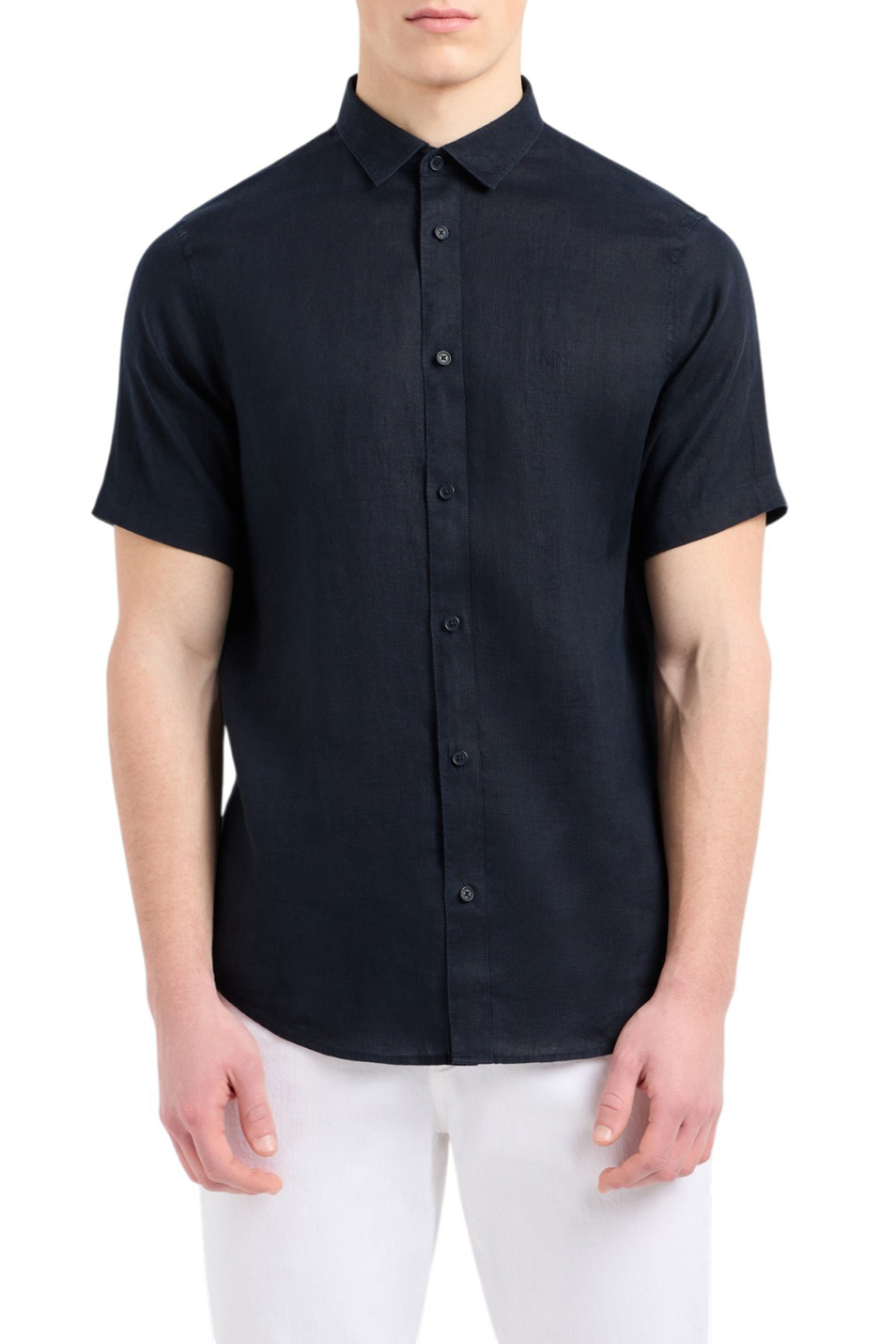 Мужской Armani Exchange Рубашка из льна (цвет ), артикул XM001223-AF14619 | Фото 3