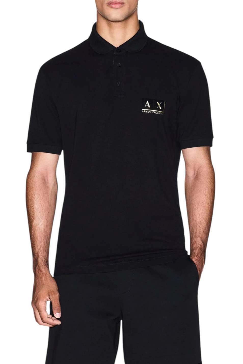 Мужской Armani Exchange Поло с логотипом (цвет ), артикул XM001885-AF13026 | Фото 3