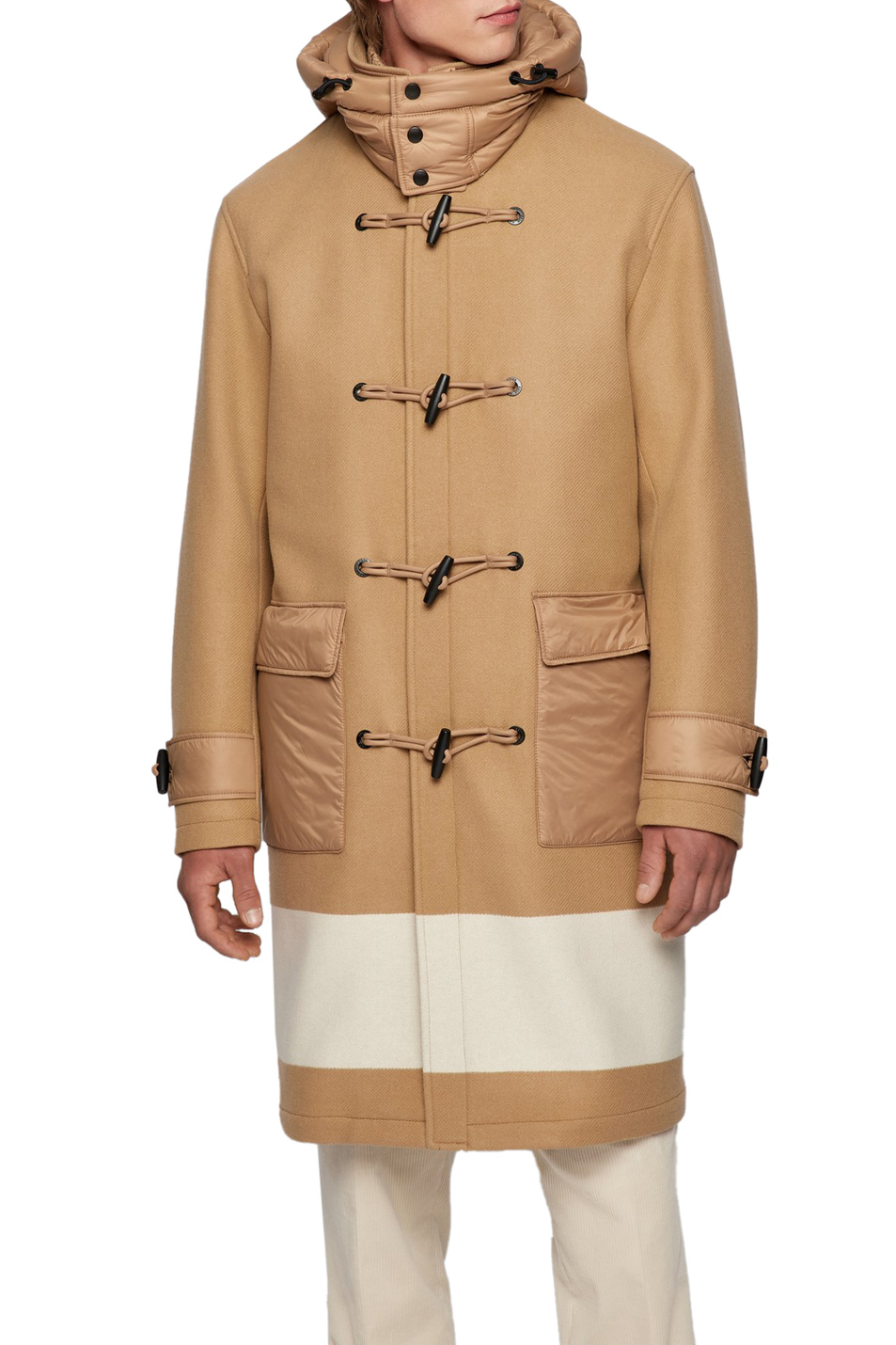 BOSS Пальто свободного кроя с цветными блоками (цвет ), артикул 50454305 | Фото 3