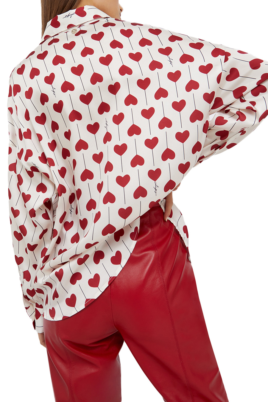 Liu Jo Блузка с принтом в сердечки (цвет ), артикул CA2191TS987 | Фото 4