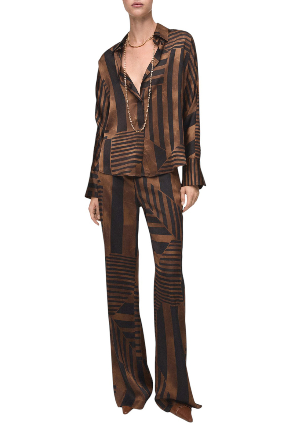 Женский Mango Блузка TRINI с принтом (цвет ), артикул 17035830 | Фото 2