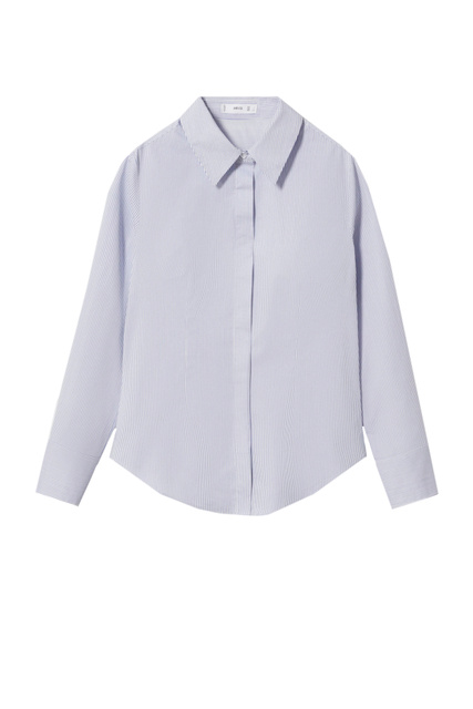 Рубашка SOFIA из эластичного хлопка|Основной цвет:Голубой|Артикул:37992504 | Фото 1