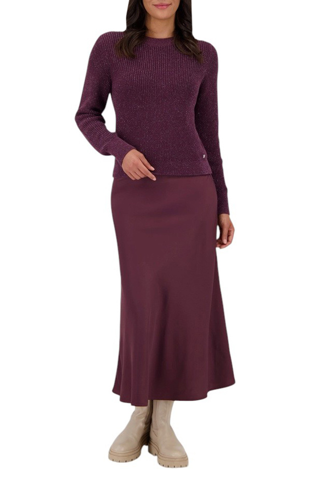 Джемпер с люрексом|Основной цвет:Бордовый Женский Monari Джемпер с люрексом (цвет ), артикул 809134 | Фото 2