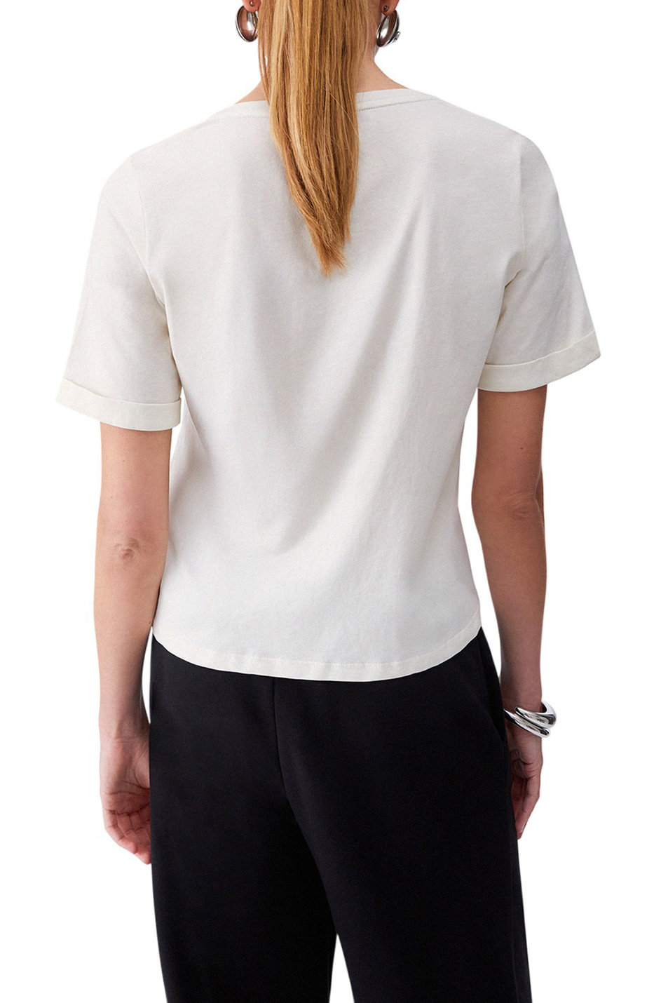 Женский Liu Jo Футболка со стразами (цвет ), артикул TA6284JS923 | Фото 4