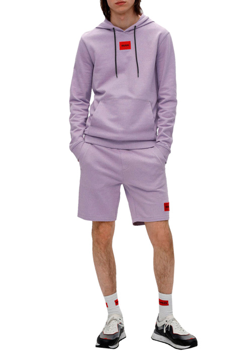 HUGO Шорты с контрастной нашивкой с лого (Фиолетовый цвет), артикул 50466196 | Фото 2