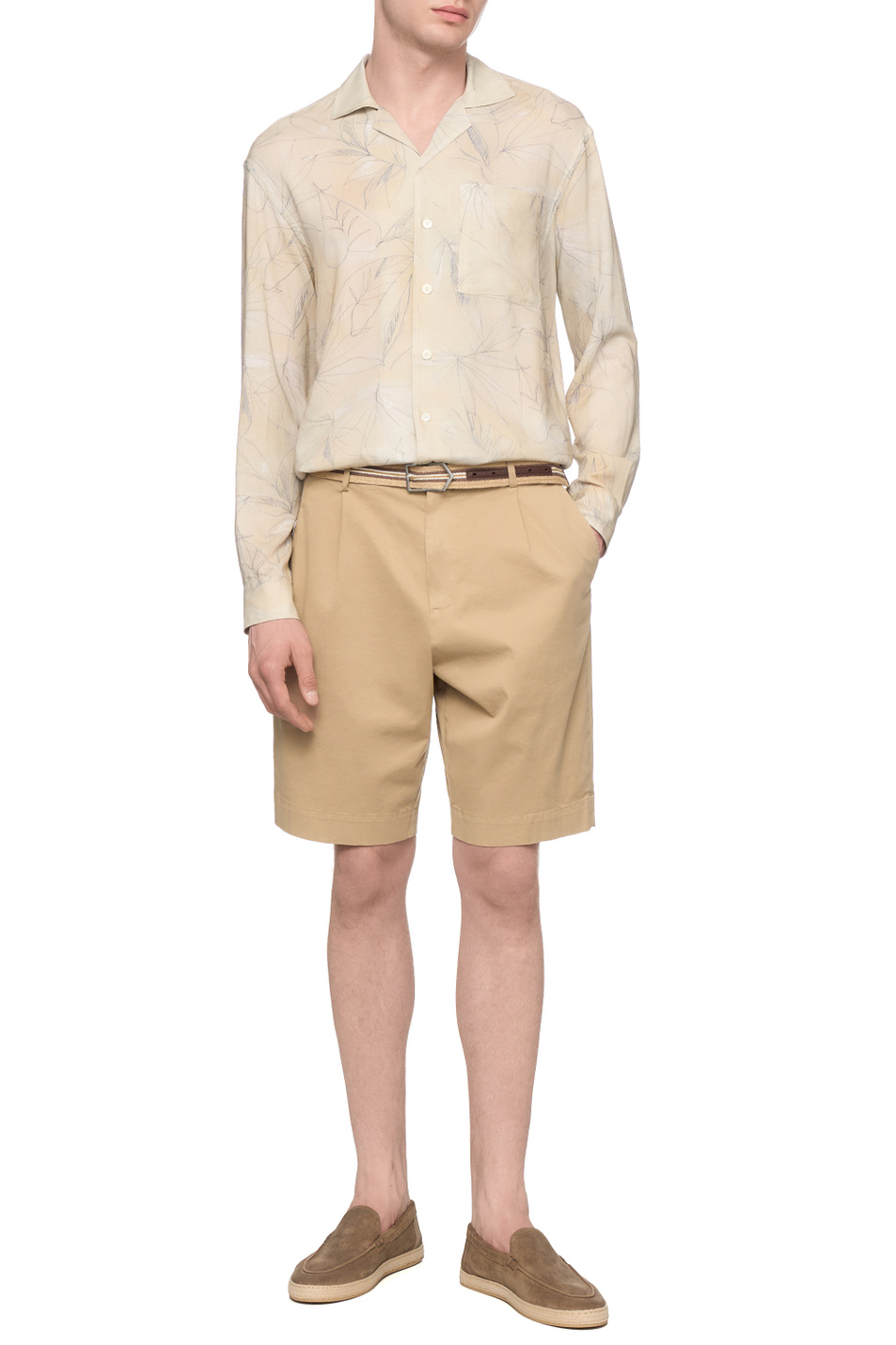 Мужской Canali Шорты из эластичного хлопка (цвет ), артикул D95608PT01482 | Фото 3