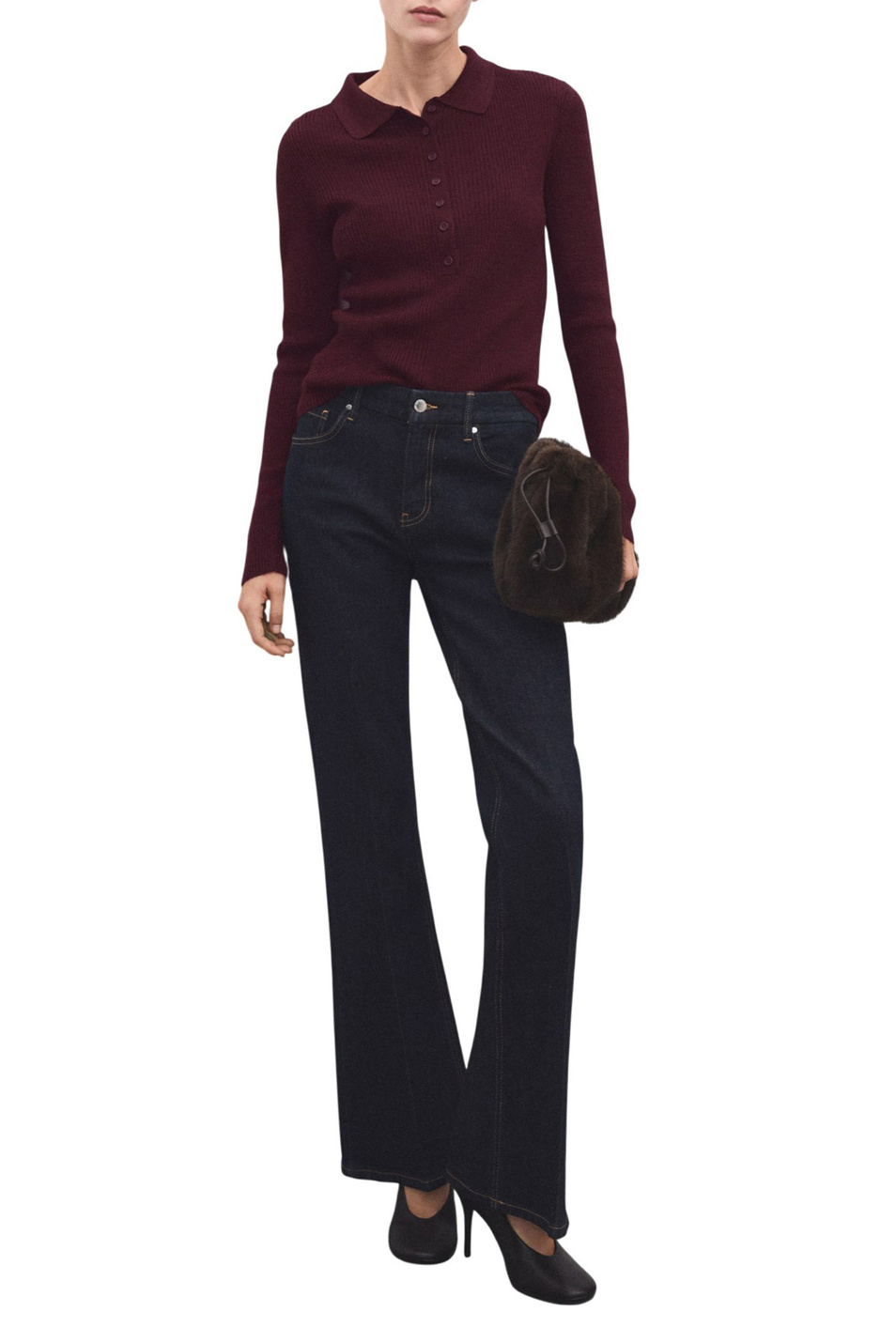 Женский Mango Джемпер поло ARANTXA (цвет ), артикул 17007848 | Фото 2