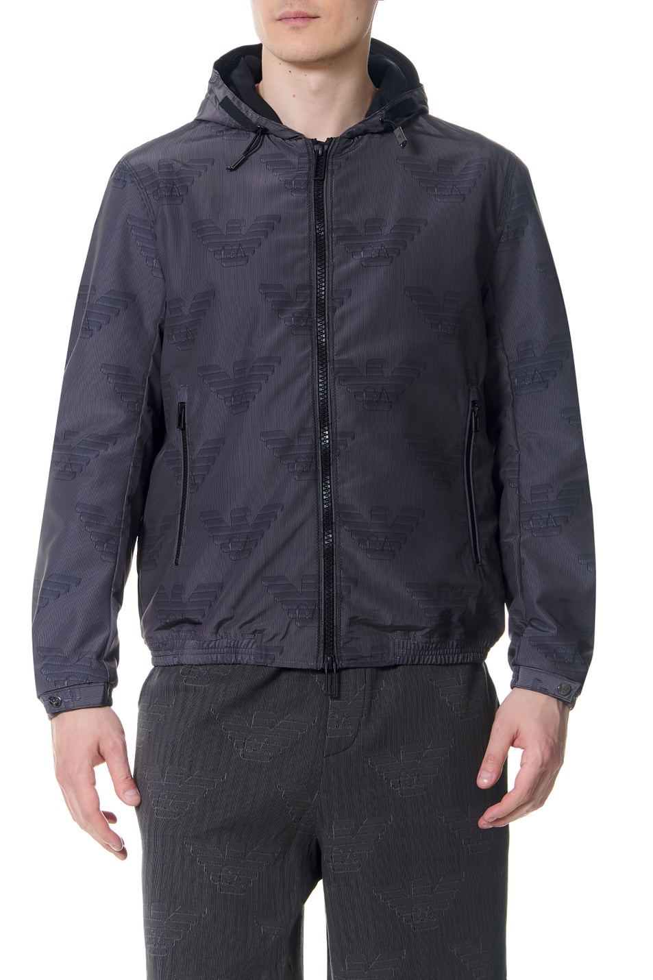 Emporio Armani Куртка на молнии с капюшоном на кулиске (цвет ), артикул 3L1BB4-1NDHZ | Фото 1
