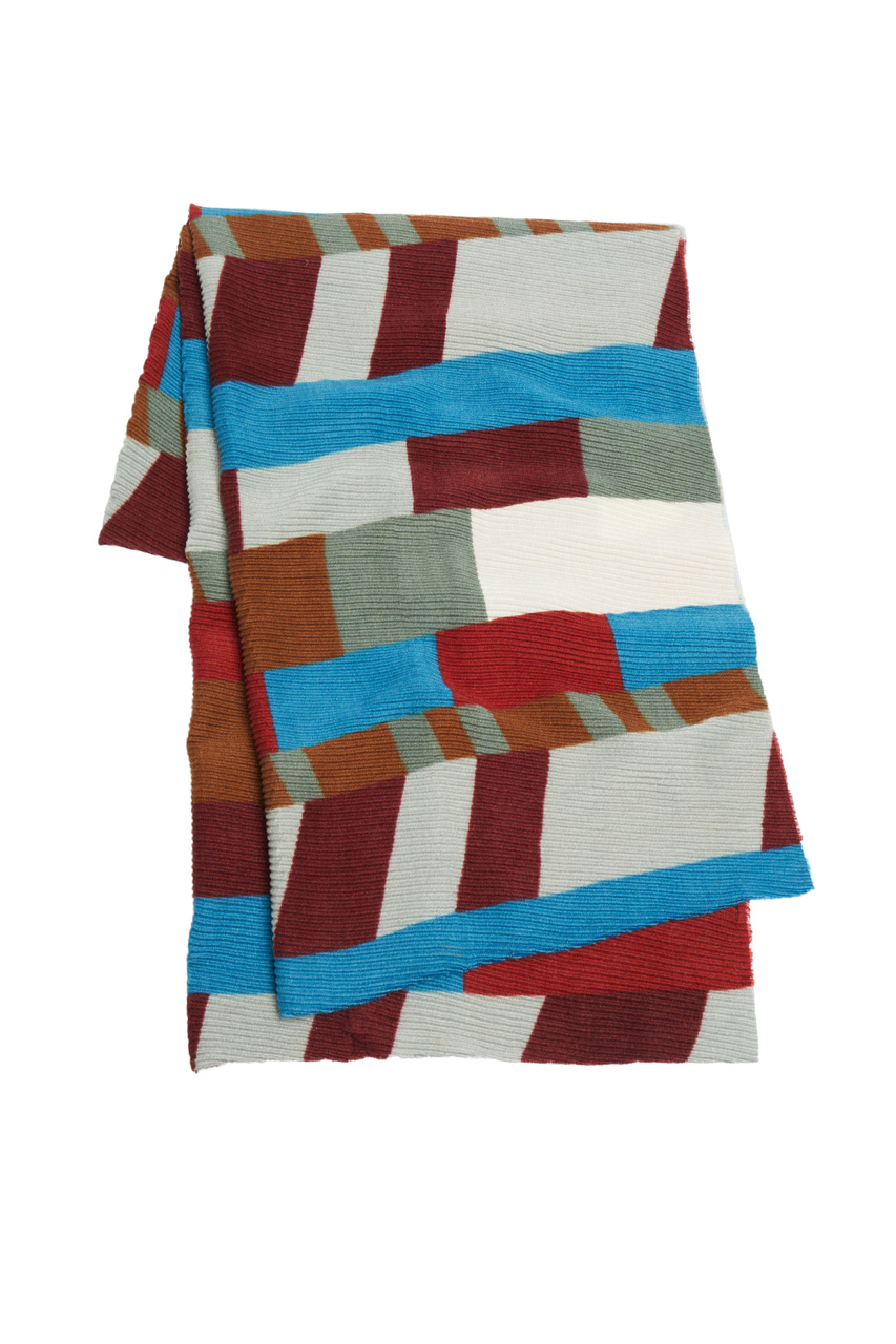 Разноцветный шарф из акрила|Основной цвет:Разноцветный|Артикул:203496 | Фото 1