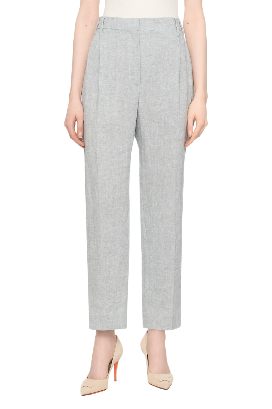 Женский Brunello Cucinelli Брюки однотонные (цвет ), артикул MH547P8308 | Фото 4