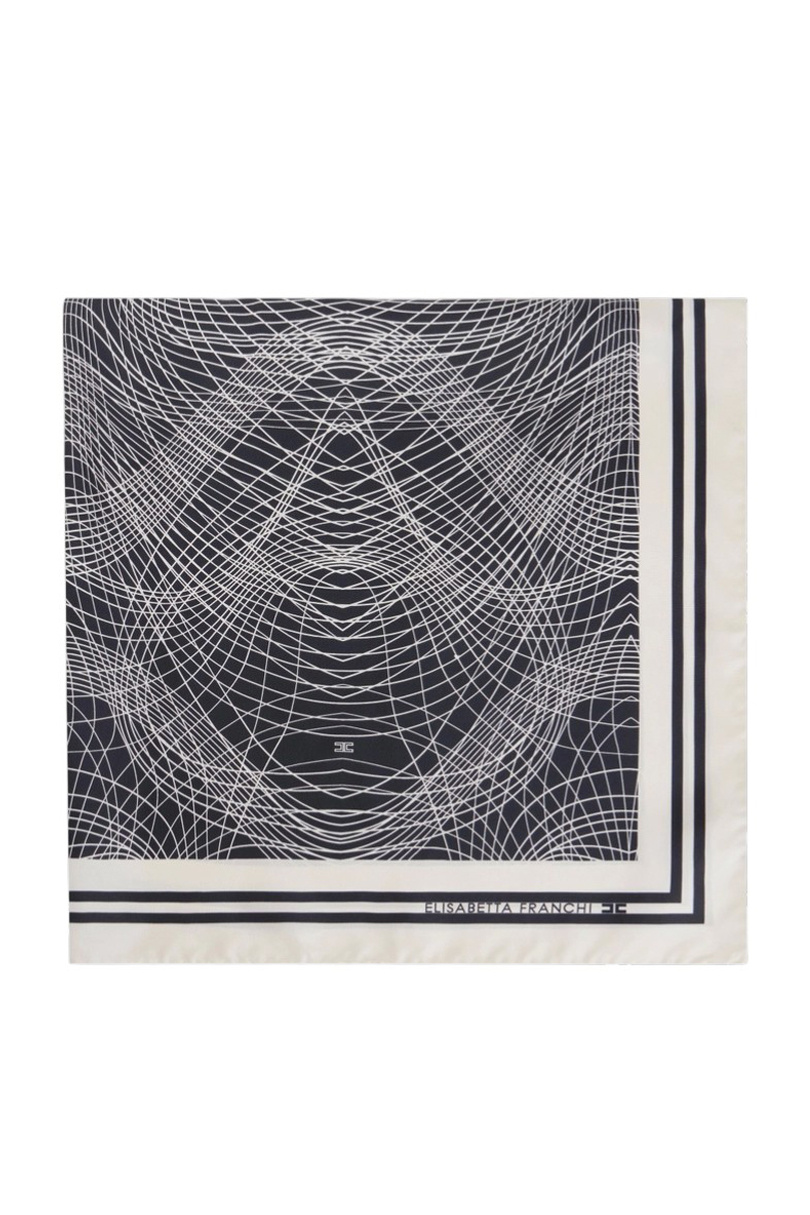 Женский Elisabetta Franchi Шарф из шелка (цвет ), артикул FO17F62E2 | Фото 1