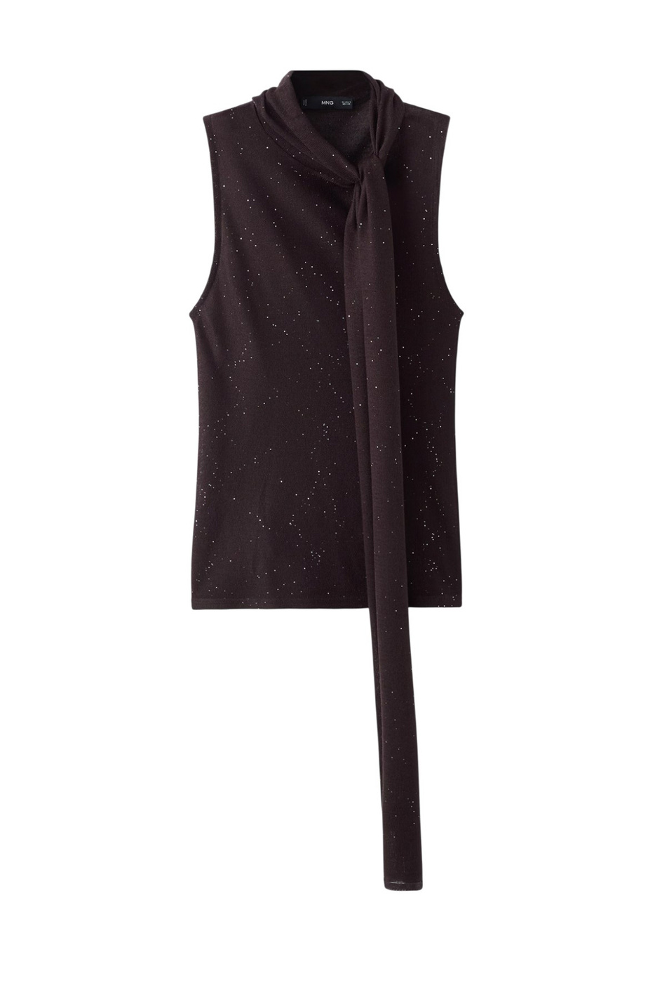 Топ XASTRI из смесовой вискозы|Основной цвет:Коричневый Женский Mango Топ XASTRI из смесовой вискозы (цвет ), артикул 17047806 | Фото 1