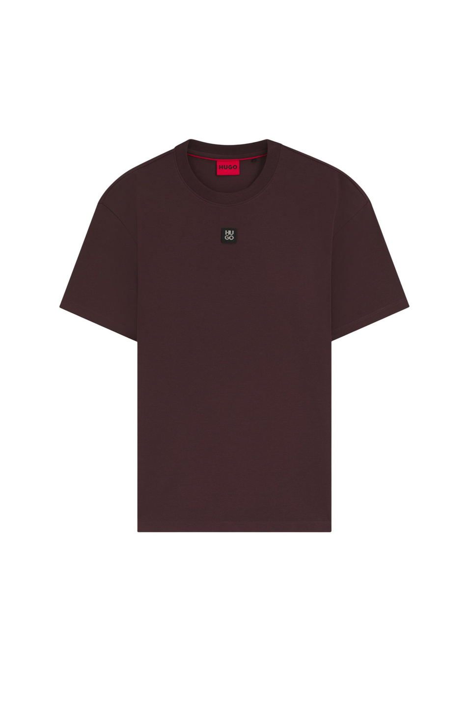 Футболка Dalile из натурального хлопка с логотипом|Основной цвет:Бордовый Мужской HUGO Футболка Dalile из натурального хлопка с логотипом (цвет ), артикул 50505201 | Фото 1