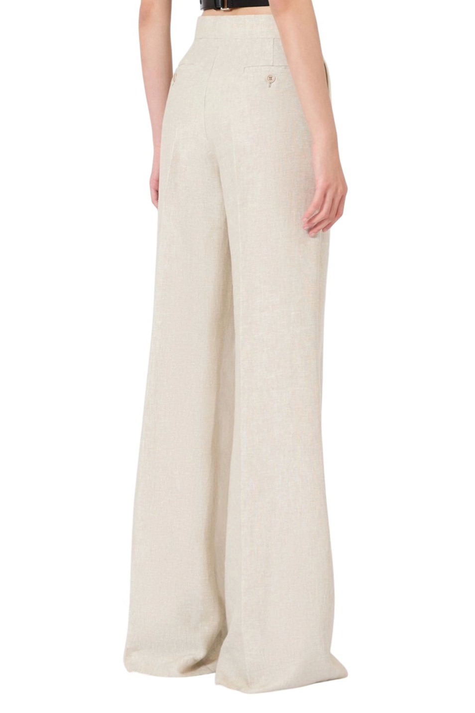 Женский Max Mara Брюки GINNICO из льна (цвет ), артикул 2611131233 | Фото 4