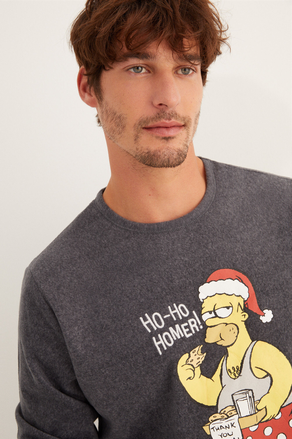 Мужской Women'secret Длинная флисовая пижама Homer Simpson (цвет ), артикул 2768836 | Фото 5
