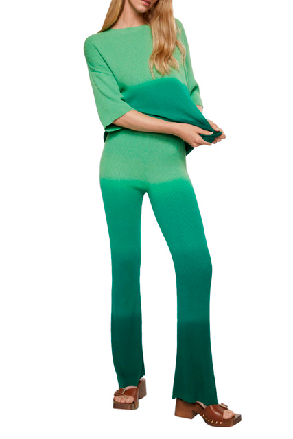 Трикотажные брюки SNAKE|Основной цвет:Зеленый|Артикул:27079046 | Фото 2